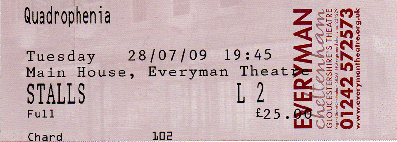 Quadrophenia Ticket